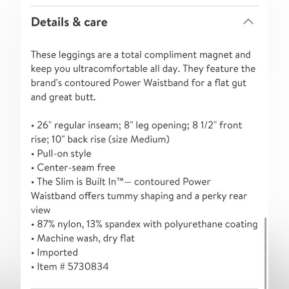 NWT - SPANX - Black Faux Leather Leggings - Size Small - ShapeWear - Minimalist - Picture 10 of 10